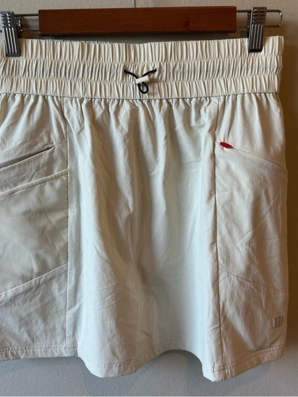 Women’s Mini Skirt - White Elastic Waist